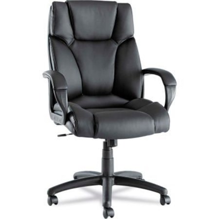 ALERA Alera® Fraze High-Back Swivel/Tilt Chair, Black Leather ALEFZ41LS10B